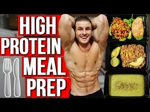 VEGAN MEAL PREP FOR MUSCLE | EASY HIGH PROTEIN MEALS