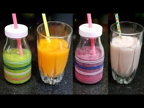 4 Healthy Smoothies For Toddlers/kids| Breakfast Smoothie Recipes | Hidden Veggie Smoothies For Kids