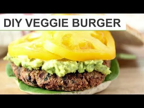 HOMEMADE VEGGIE BURGER RECIPE | DIY Veggie Burgers