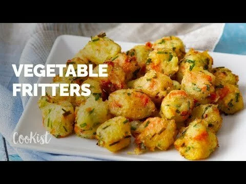 Vegetable fritters: you will not be able to stop at one!