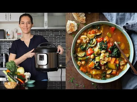 Instant Pot Vegetable Soup | Quick, Easy, Delicious!