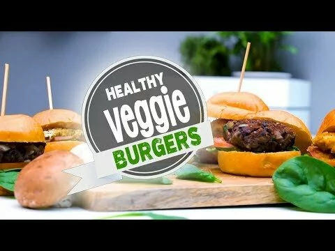 3 Healthy Veggie Burgers (Vegan Recipes) | Joanna Soh