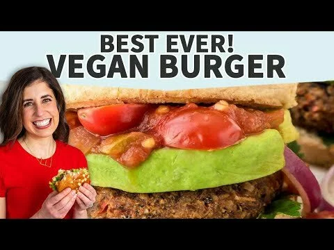 Vegan Burger Recipe | High Protein Black Bean Veggie Burgers